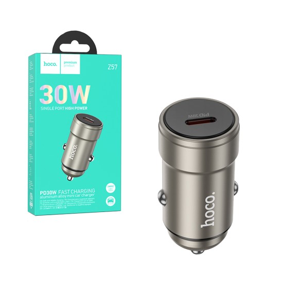 Hoco Car Charger Z57 Glorious PD30W Gold
